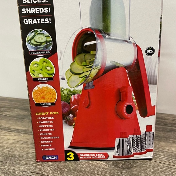NUTRISLICER Vegetable Fruit Slicer Shredder Grater Slices Shreds Grates EUC - Picture 5 of 8